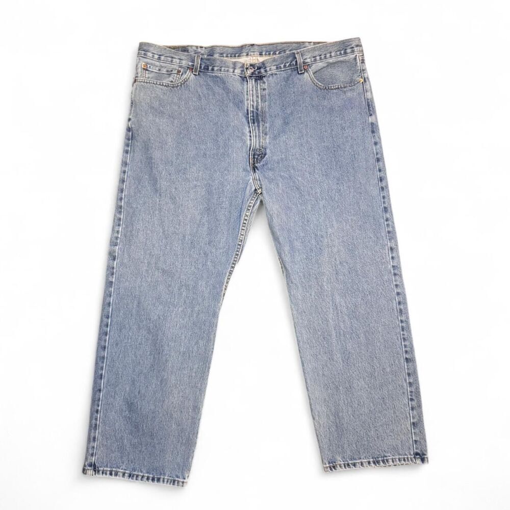 Levi’s 505 Jeans Mens 48x30 Blue Regular Fit Straight Leg Denim regular fit